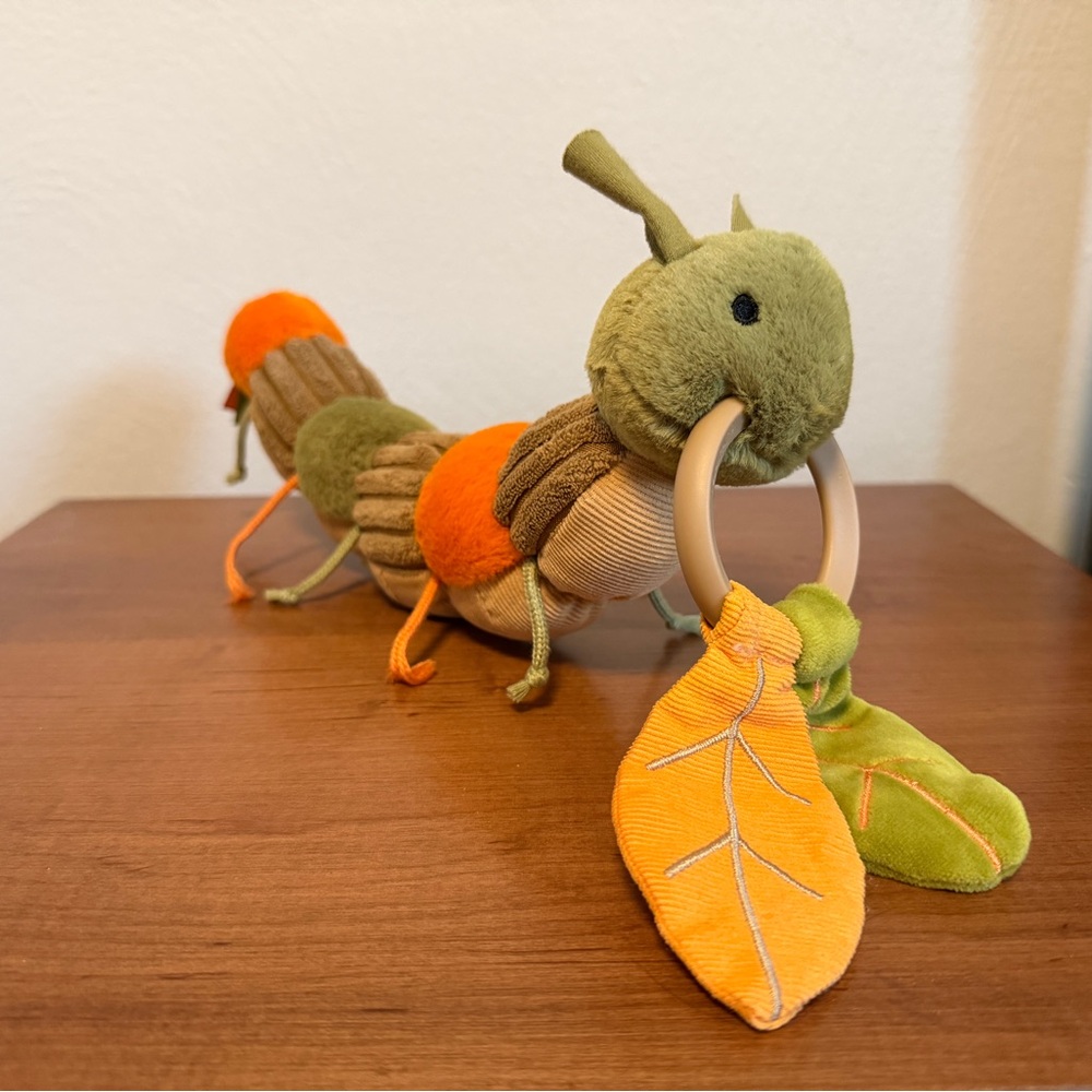 Jellycat Christopher Caterpillar Activity Toy